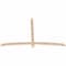 Ekena Millwork Bellingham Smooth Timber Gable Bracket, Douglas Fir, 84"W x 53"H x 1 1/2"D x 3 1/2"F, 15/12 Pitch GBW084X53X0204BEL00SDF - alternate 2